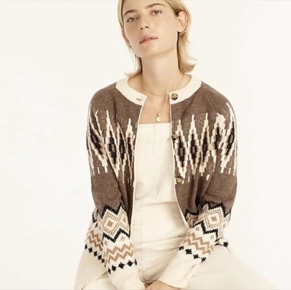 J. Crew Sweaters - J. Crew Fair Isle Cardigan